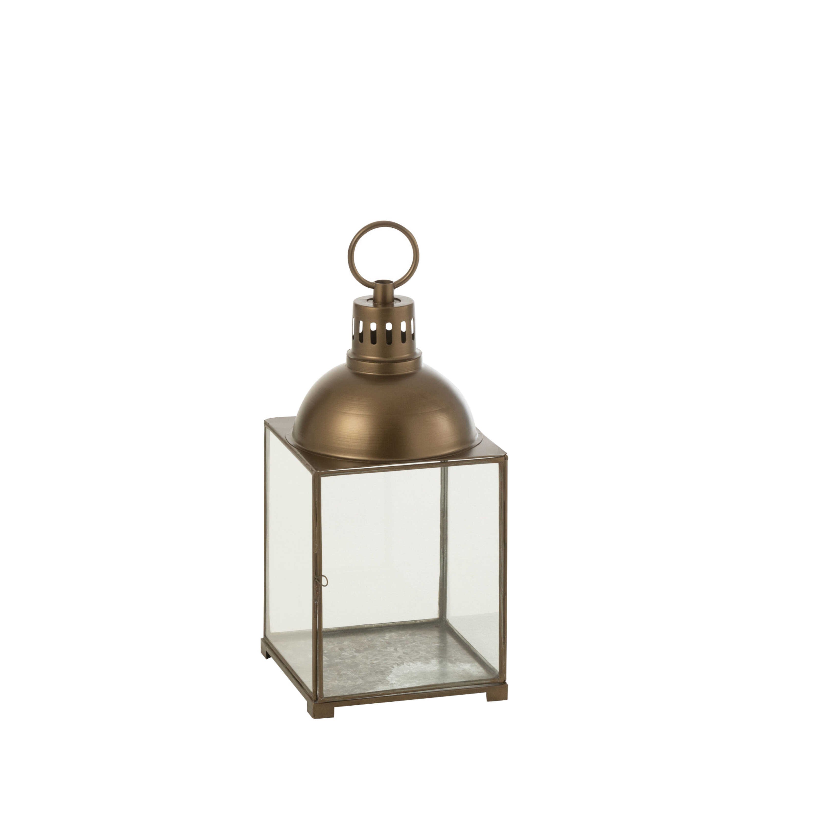 Lanterne i bronze farvet jern - 57 cm