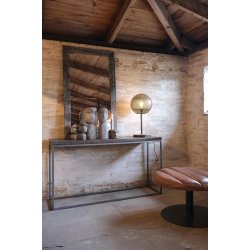 Stor eksklusiv lderskammel - : 75 cm