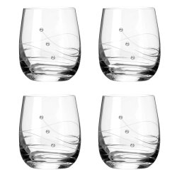 Clio Tumbler med Swarovski krystaller - 4 stk. 