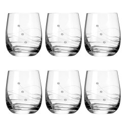 Clio Tumbler med Swarovski krystaller - 6 stk. 