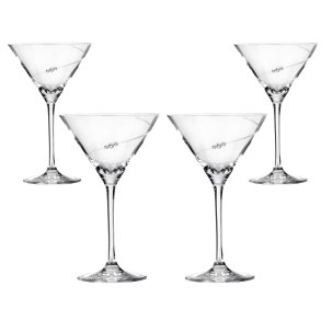 New Pen Cocktailglas med Swarovski krystaller - 4 stk. 