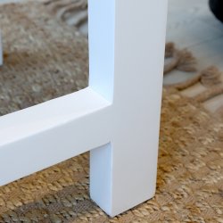 Marseille anretterbord i hvid