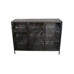 Jernskab med 3 X-lger