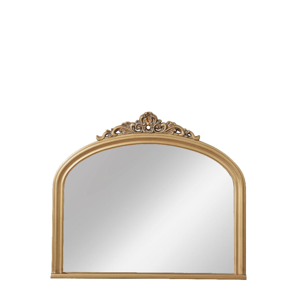 Halene spejl i guld fra Lene Bjerre - H: 108 cm