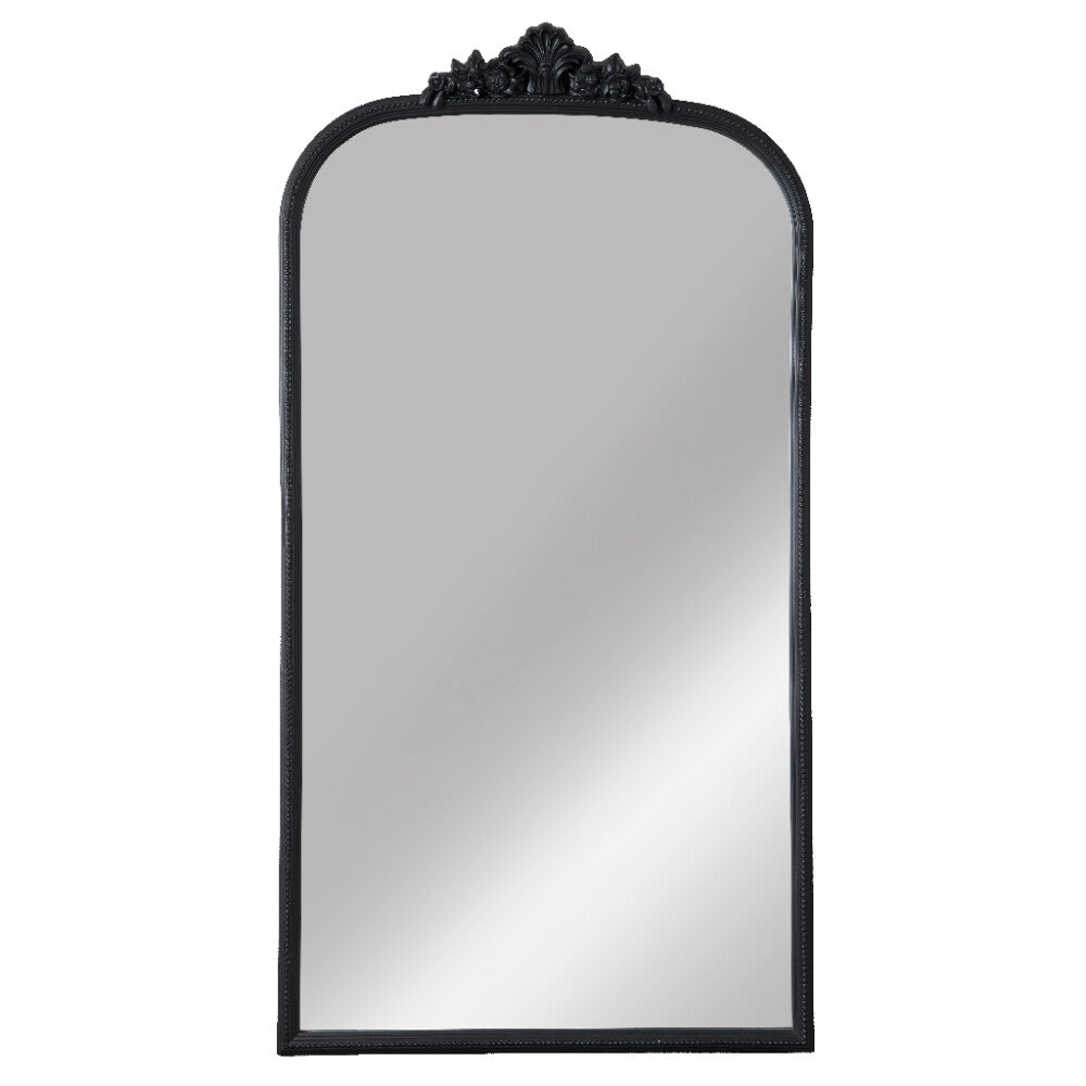 Halene spejl i sort fra Lene Bjerre - H: 180 cm