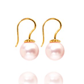 Romantic reringe med perler i 