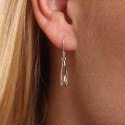 Raindrop reringe - "Crystal"/slv