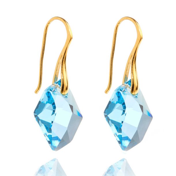 Arctic reringe "Aquamarine"/guld