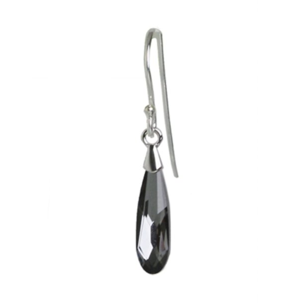 Raindrop rering "Crystal Silver Night"/slv