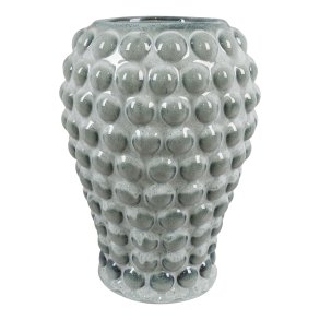 Blågrøn vase i keramik
