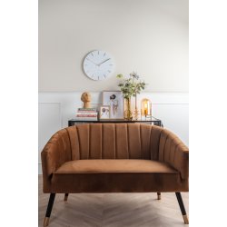 2-personers Sofa Royal i brun