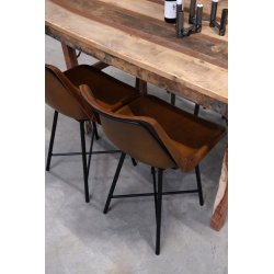 Clinton skalstol med lder - brun