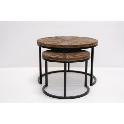 Indskudsbord i genbrugstr - st med 2 stk