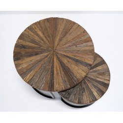 Indskudsbord i genbrugstr - st med 2 stk