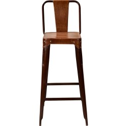 Trademark Living Copenhagen barstol - rust med lder