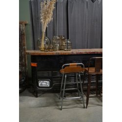 Trademark Living Copenhagen barstol - rust med lder