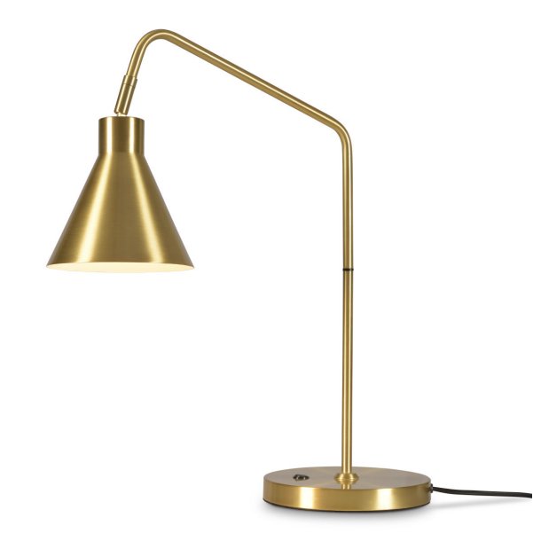 Lyon bordlampe i messing