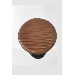 Barstol med rundt, quiltet ldersde