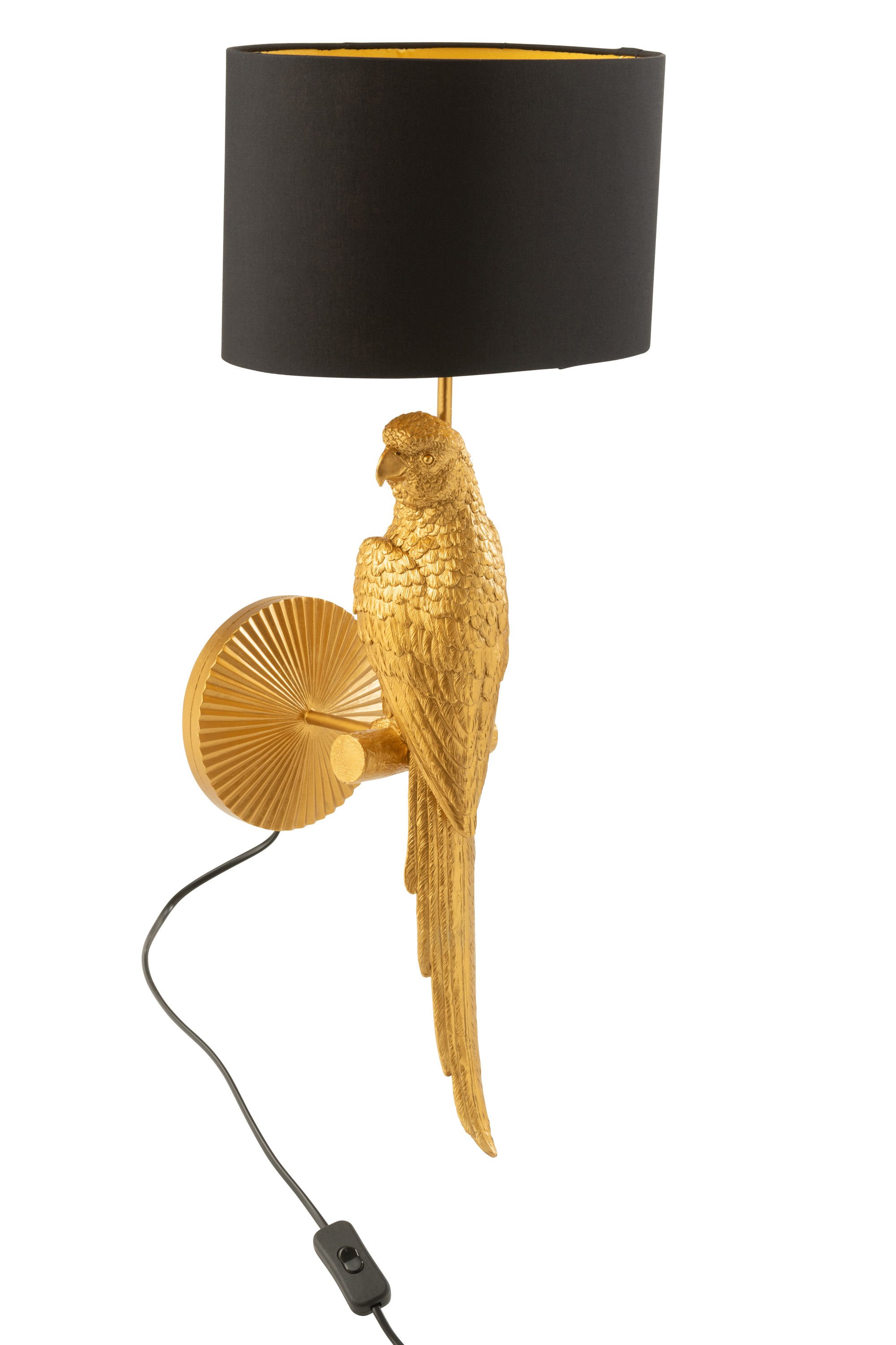Væglampe i guld med fugl - Væglamper - LforLiving