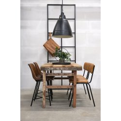 Clinton skalstol med lder - brun