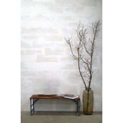 Sitt - rund stolehynde i lder - brun