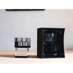 Lyng lysestage sort 10 cm