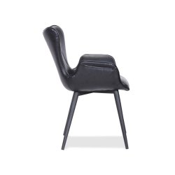 House of Sander Mist stol, sort - st af 2 stk.