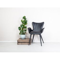 House of Sander Mist stol, sort - st af 2 stk.