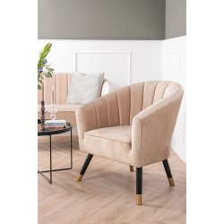 Lnestol Royal i sandfarve