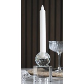 Torcello - 2 i 1 lysestage - klart glas