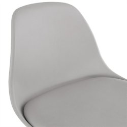 Gr barstol med ben i bg - ANAU 