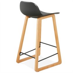 Sort barstol - bgetr - ASTORIA MINI