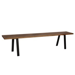 Bnk i mrkt olieret eg - 3 cm x 37 cm x 200 cm