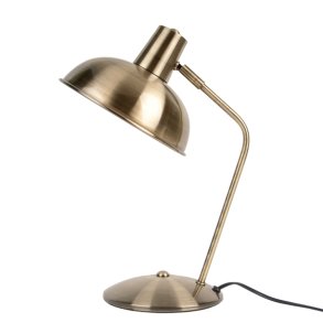 Brstet guld bordlampe - HOOD