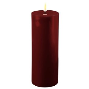 Bourgogne LED bloklys - Ø: 7,5 cm x 20 cm