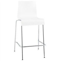 Hvid barstol - kan stables - COBE 