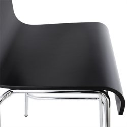 Sort barstol - kan stables - COBE 