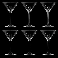Clio Cocktailglas med Swarovski krystaller - 6 stk. 
