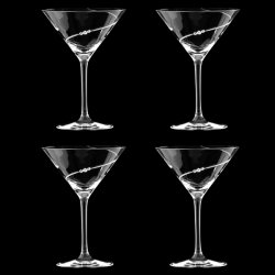 New Pen Cocktailglas med Swarovski krystaller - 4 stk. 