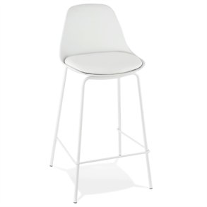 Hvid barstol - ESCAL mini 