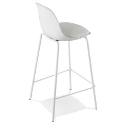 Hvid barstol - ESCAL mini 