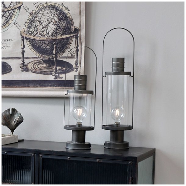 Fransk enkel LED lanterne - 53 cm