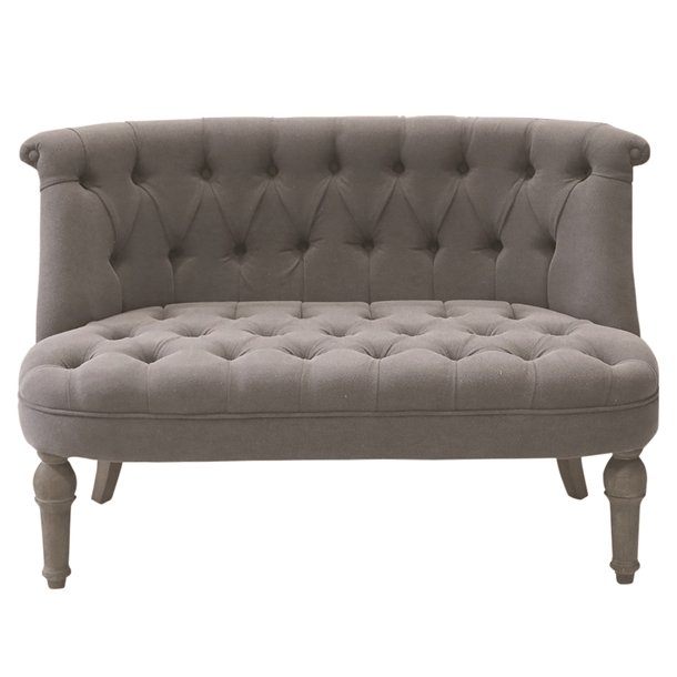 Fransk 2-personers sofa i koksfarvet hr