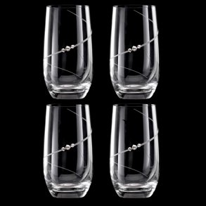 New Pen Highball med Swarovski krystaller - 4 stk. 