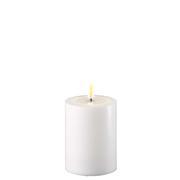 Hvide LED bloklys - : 7,5 cm x 10 cm