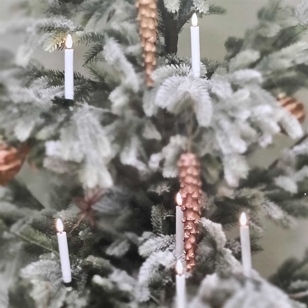Juletræslys - stk. naturtro lys til juletræet