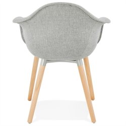 LOKO - armstol med grt stof