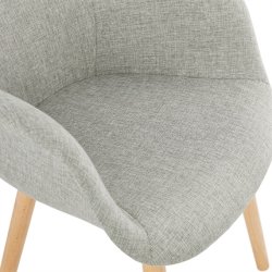 LOKO - armstol med grt stof