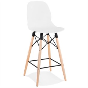 Hvid barstol - MARCEL mini 