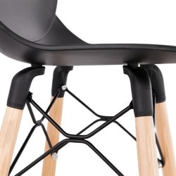 Sort barstol - MARCEL mini 